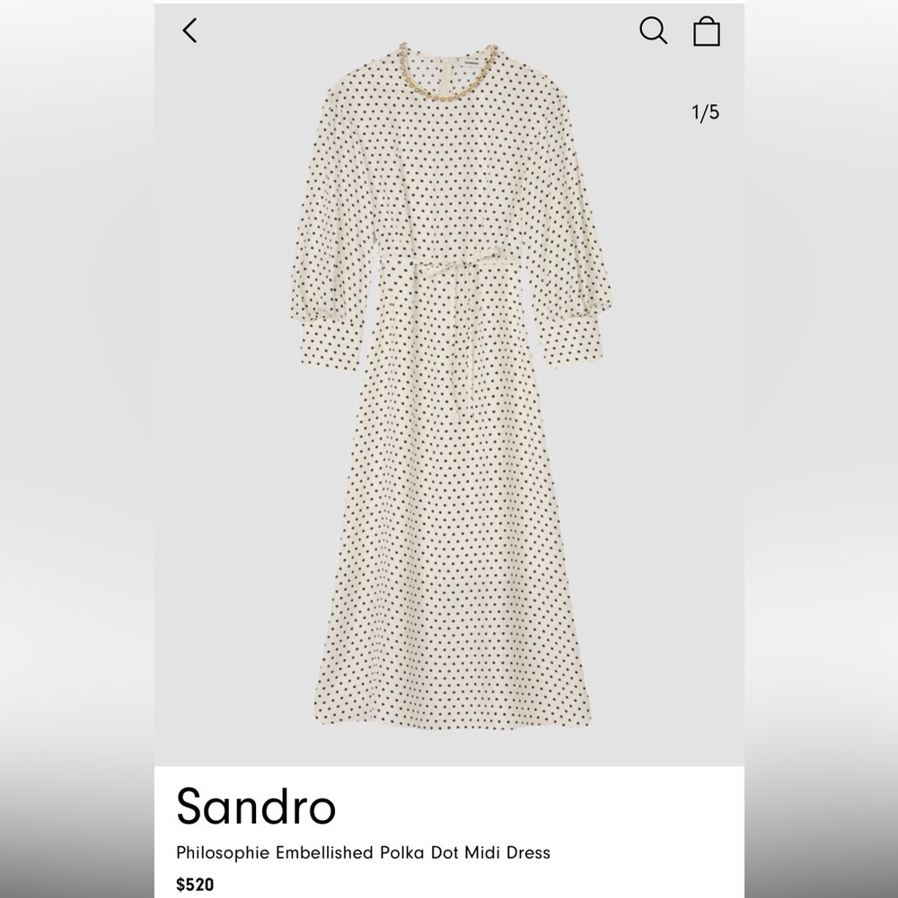 Gorgeous Sandro dress BNWT